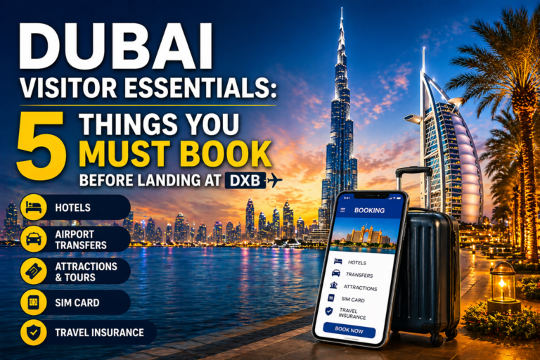 Dubai Visitor Essentials: 5 Things You Must Book Before Landing at DXB
