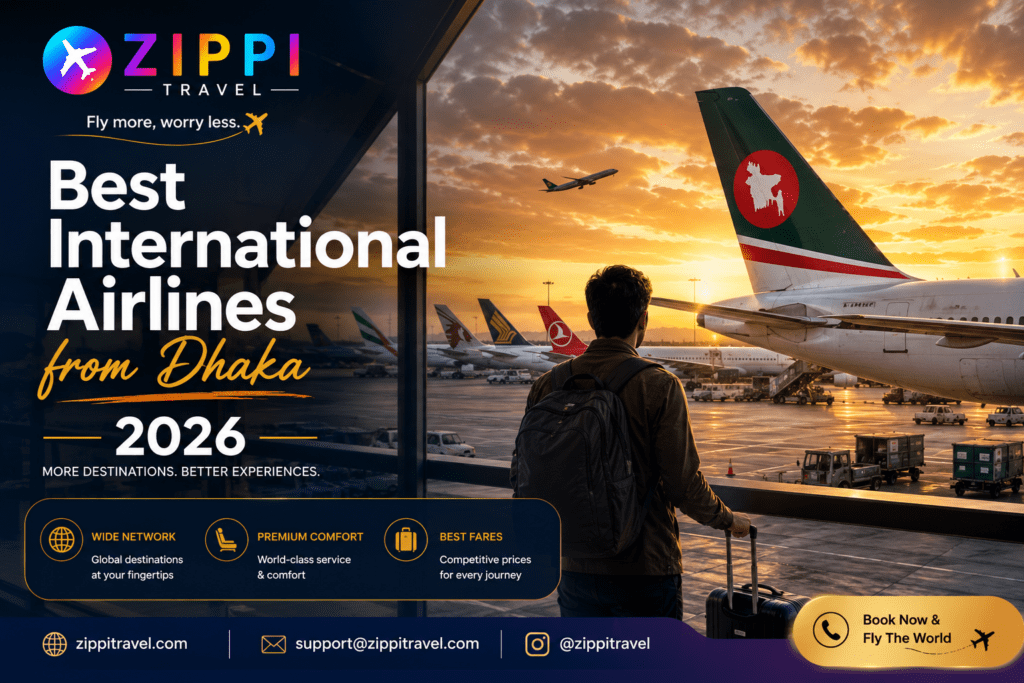 Best international airlines from Dhaka 2026 — flight comparison guide